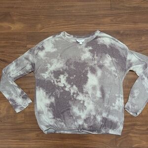 Tie-Dye Long Sleeve Girl's Top